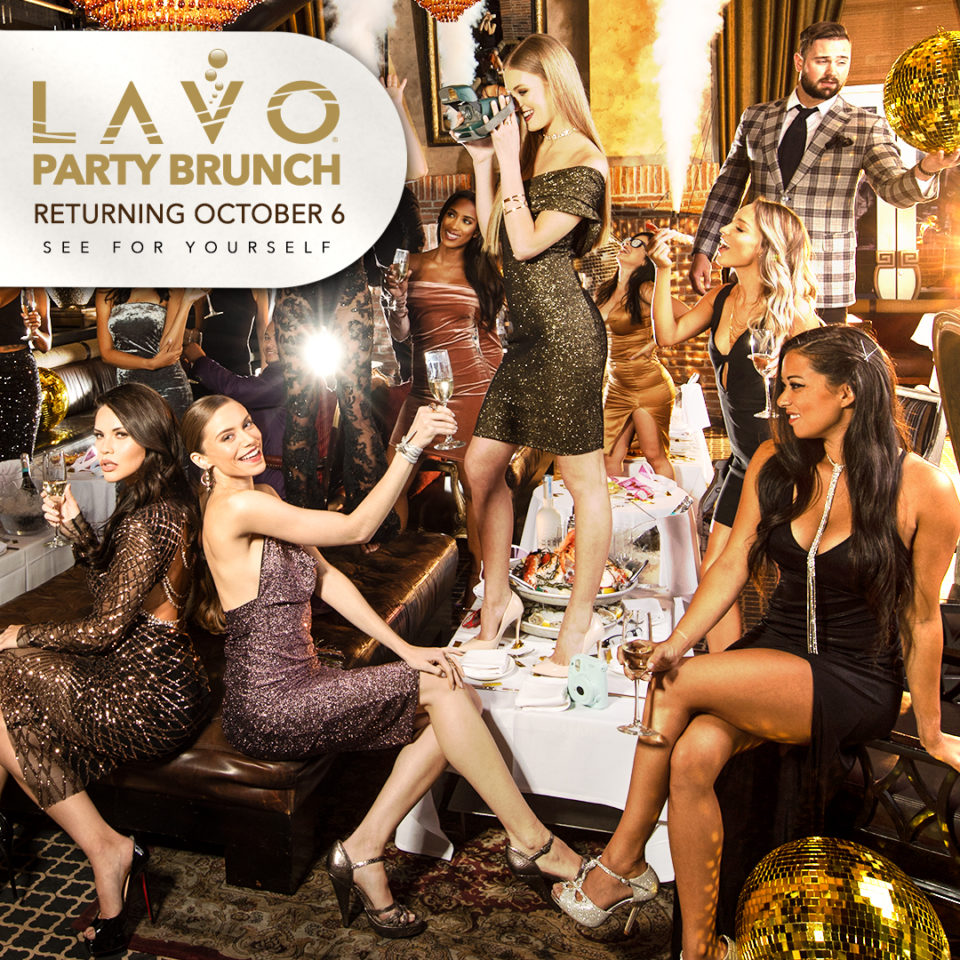 LAVO Party Brunch Returns to Las Vegas October 6th! Las Vegas Guest List